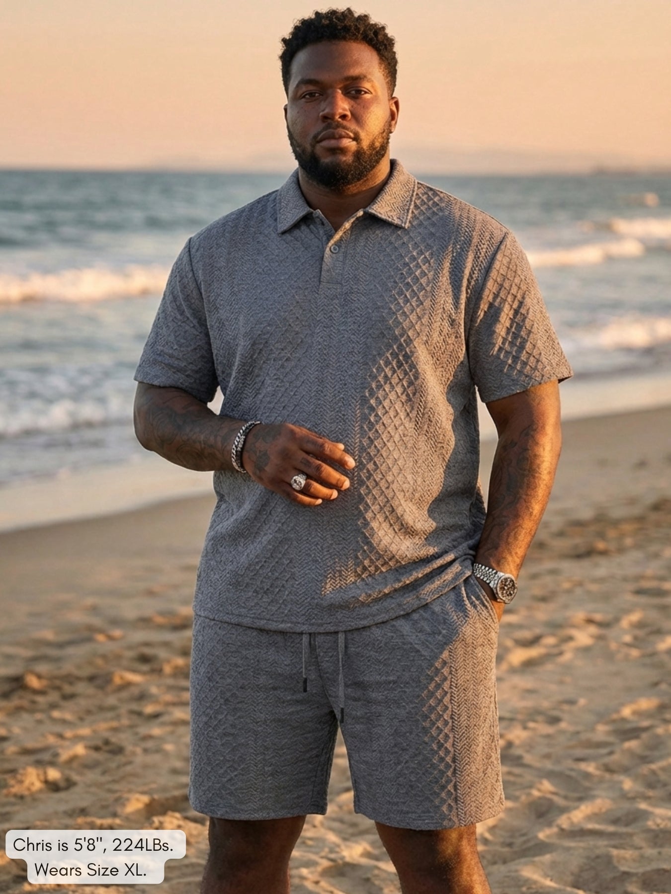 Men's relaxed matching set product image 8