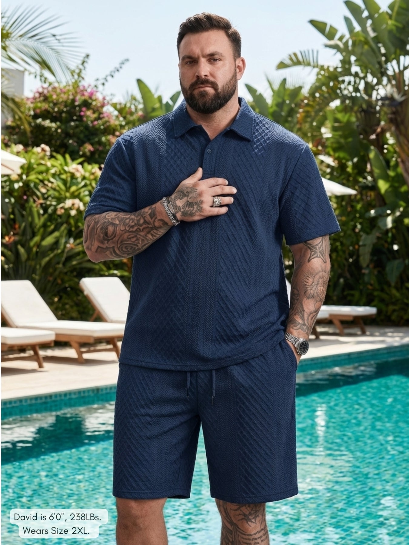 Men's relaxed matching set product image 3
