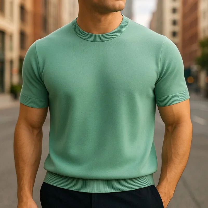 Green Auro Cashmere T-Shirt