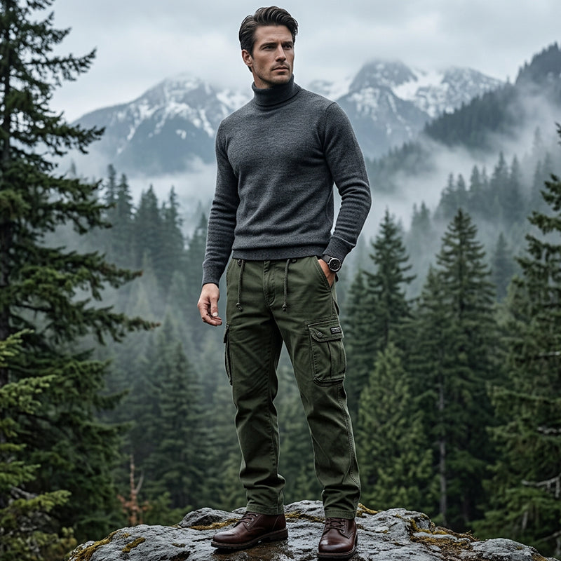 Men's Cotton Cargo Tactical Pants - product image 7