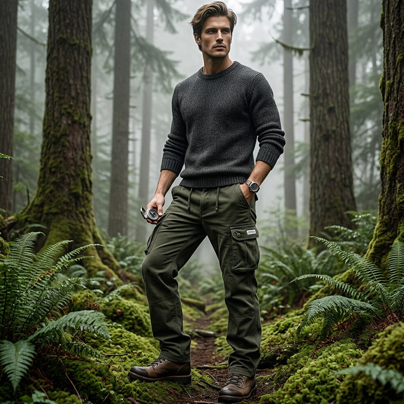 Men's Cotton Cargo Tactical Pants - product image 9