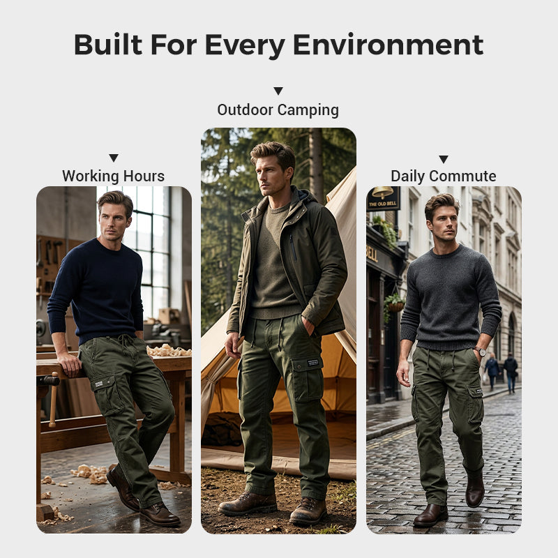 Men's Cotton Cargo Tactical Pants - product image 12