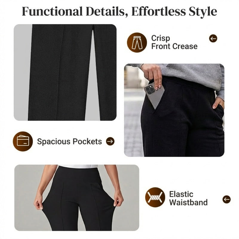 Women's High Waist Wide Leg Pants - image 7