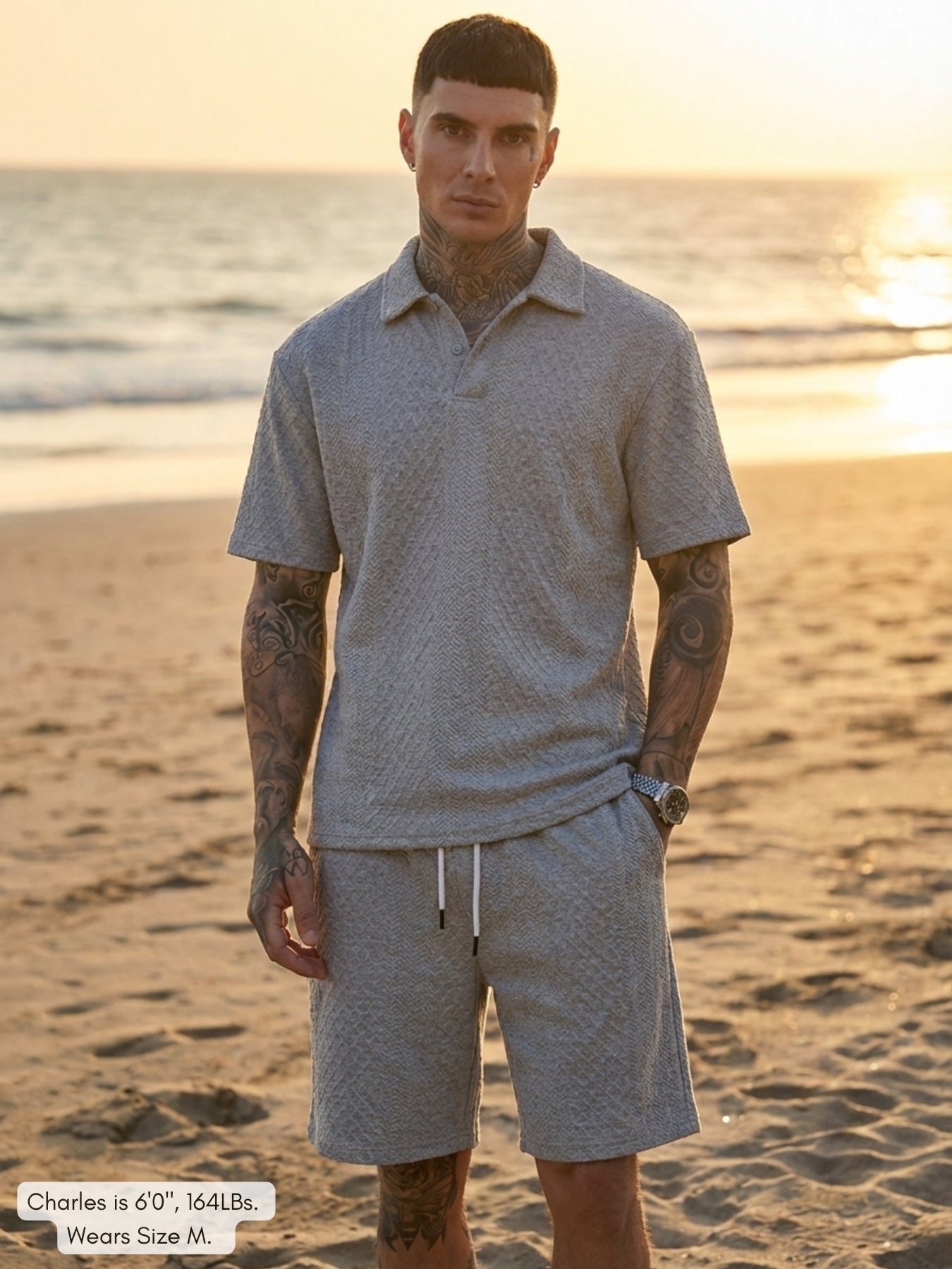 Men's relaxed matching set product image 11