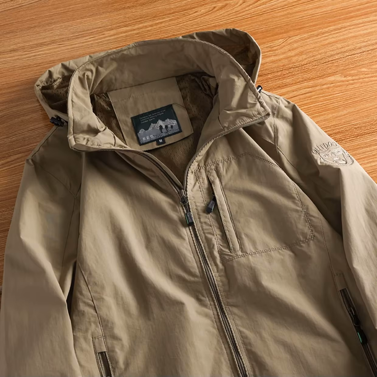 Bozeman Hooded Jacket fabric and construction detail