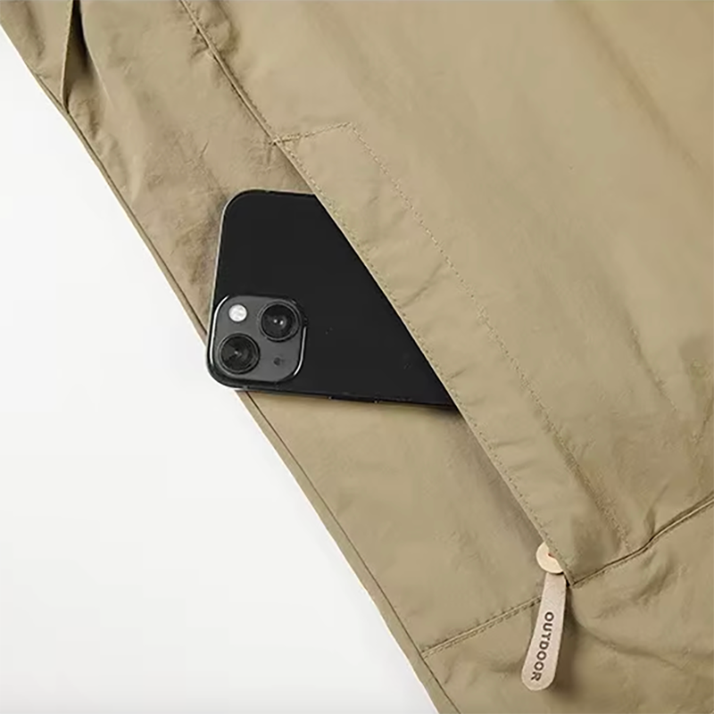 Bozeman Hooded Jacket secure phone pocket detail