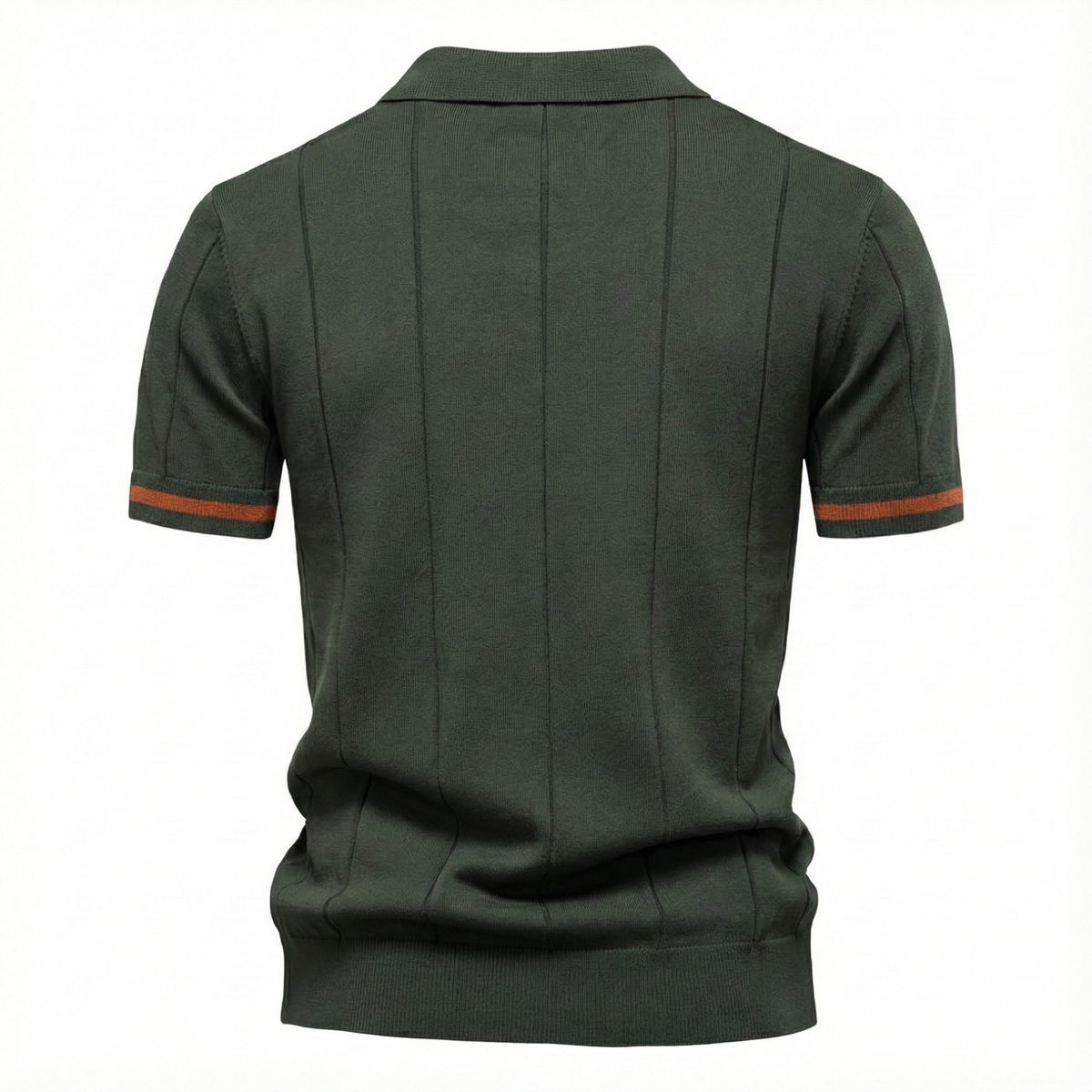 Dark Pine Torino quarter-zip polo back view