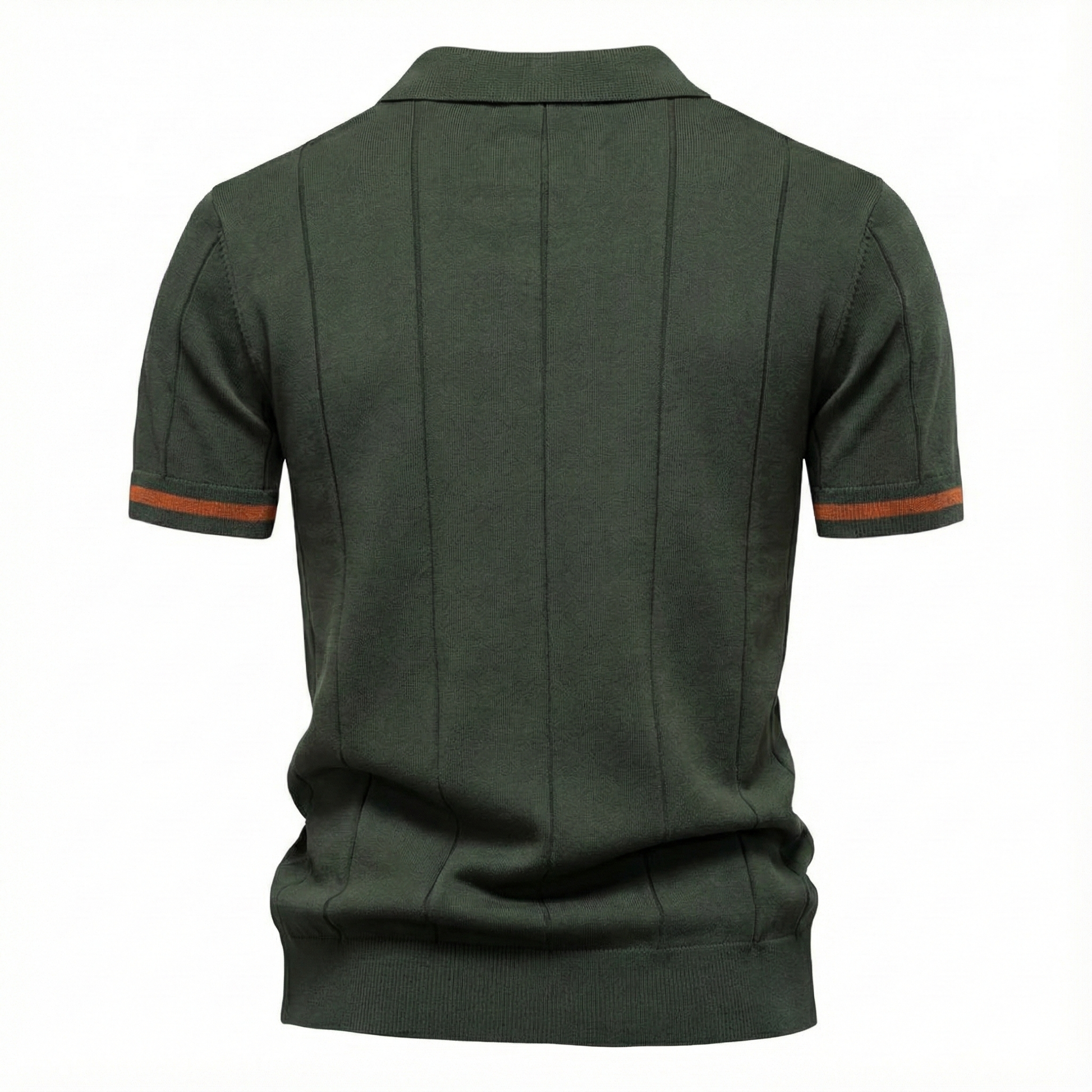 Dark Pine Torino quarter-zip polo back view