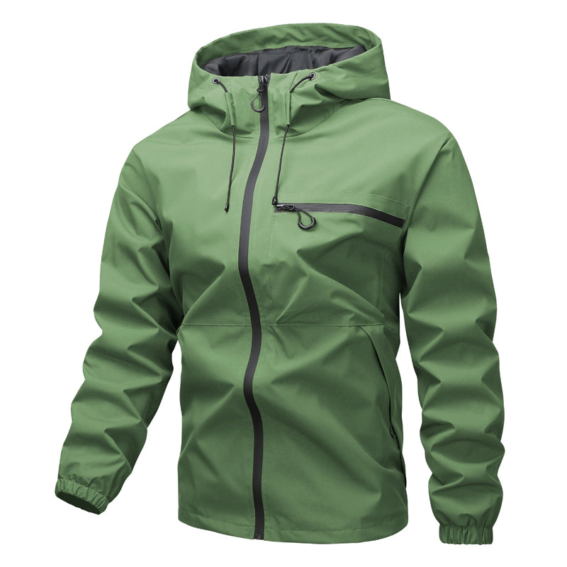 Men's urban waterproof hooded jacket – product view 10