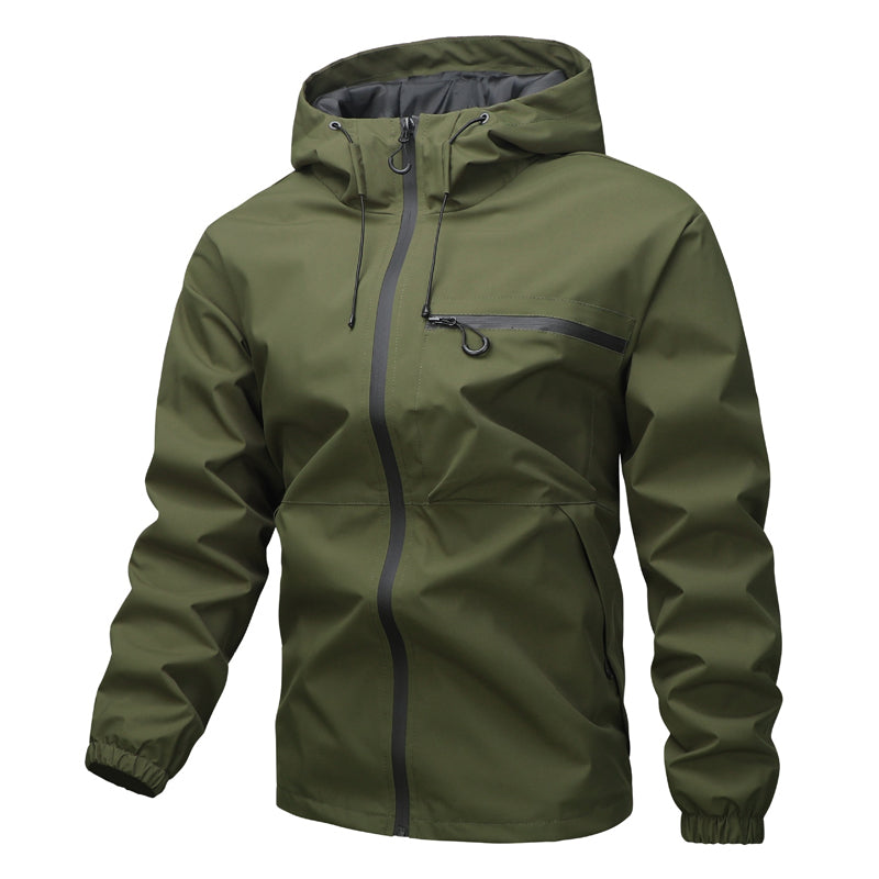 Men's urban waterproof hooded jacket – product view 14