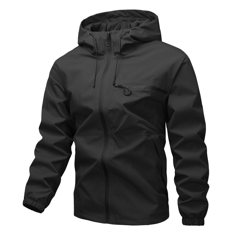 Men's urban waterproof hooded jacket – product view 13